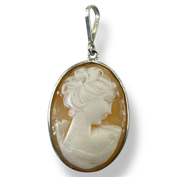 Anhänger Mandile 1922 Dame Cammei  in Silber Conchiglia 2MCICM153 - 2MCICM153